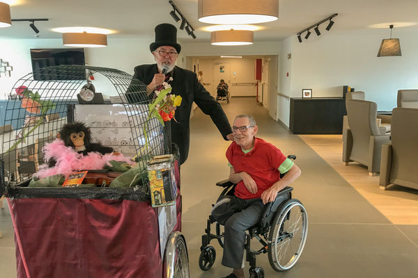 De zingende bakfiets op bezoek. 26/10/2018