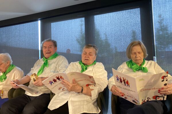 Optreden contactkoor