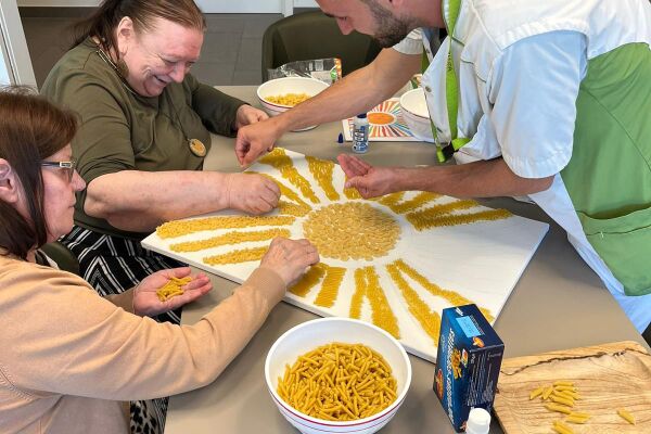 Knutselen met pasta