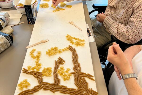 Knutselen met pasta