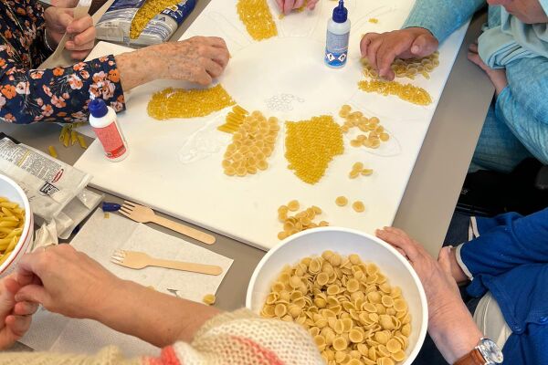 Knutselen met pasta