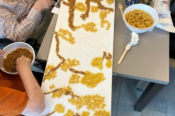 Knutselen met pasta