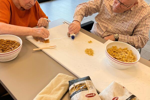 Knutselen met pasta